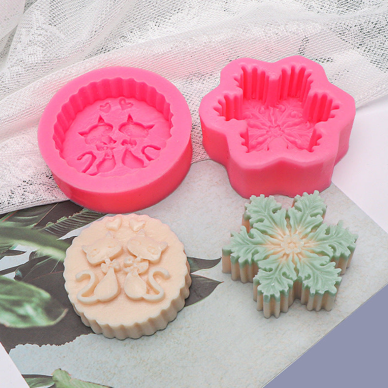 Snow Cat Scented Candles Baking Supplies