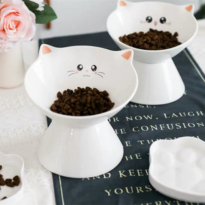 Single  Drinking Food Bowl Cat Supplies