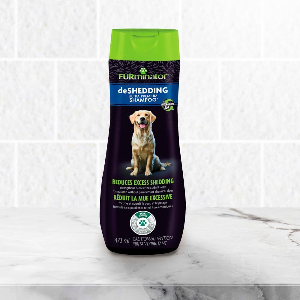 Ultra Premium Deshedding Shampoo for Dogs Helps Reduce Excess Shedding, 16 Oz