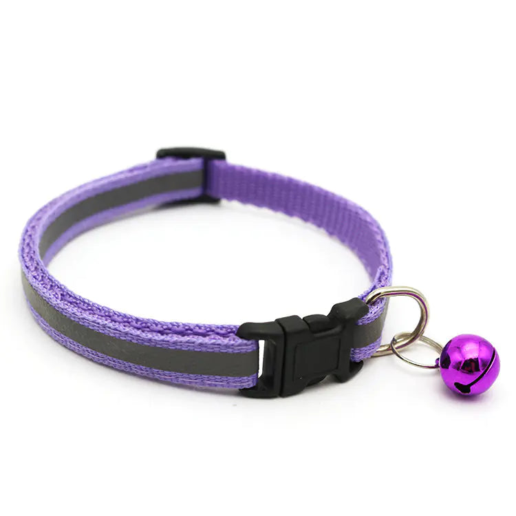 Reflective Bell Cat Collar for Pets