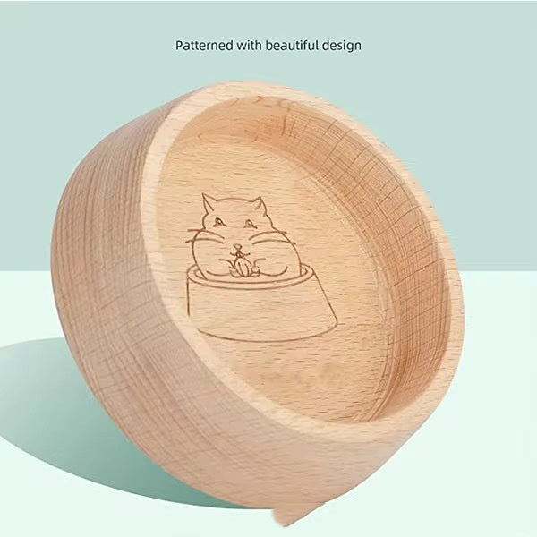 Beech Hamster Food Basin Hamster Supplies Cute Feeding Bowl