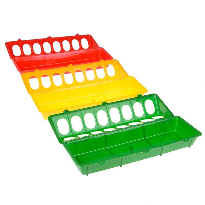 Bird Food Box Pigeon Supplies Long Trough Thickened Kettle Chicken Feeder