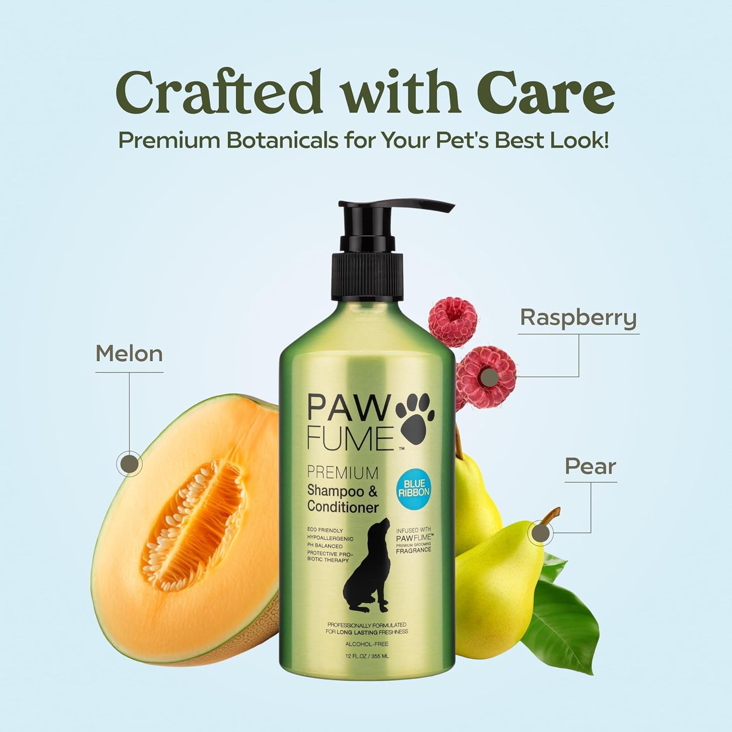 Pawfume Dog Shampoo and Conditioner – Hypoallergenic Dog Shampoo 