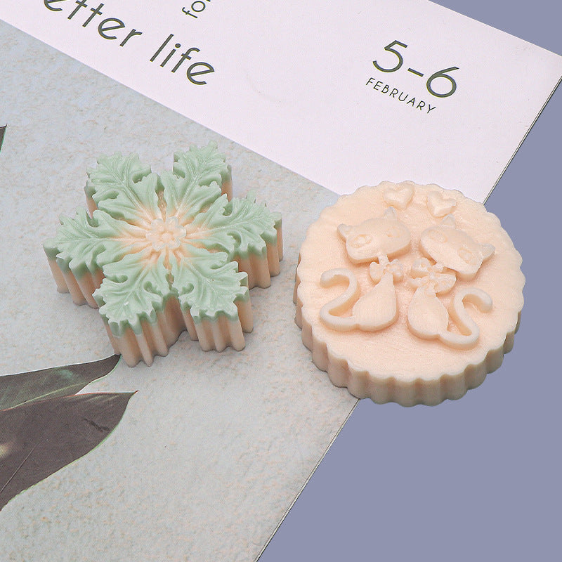 Snow Cat Scented Candles Baking Supplies