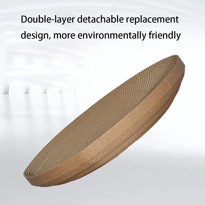 Round Cat Scratch Plate