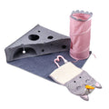 Cheese-Shaped Folding Cat Tunnel