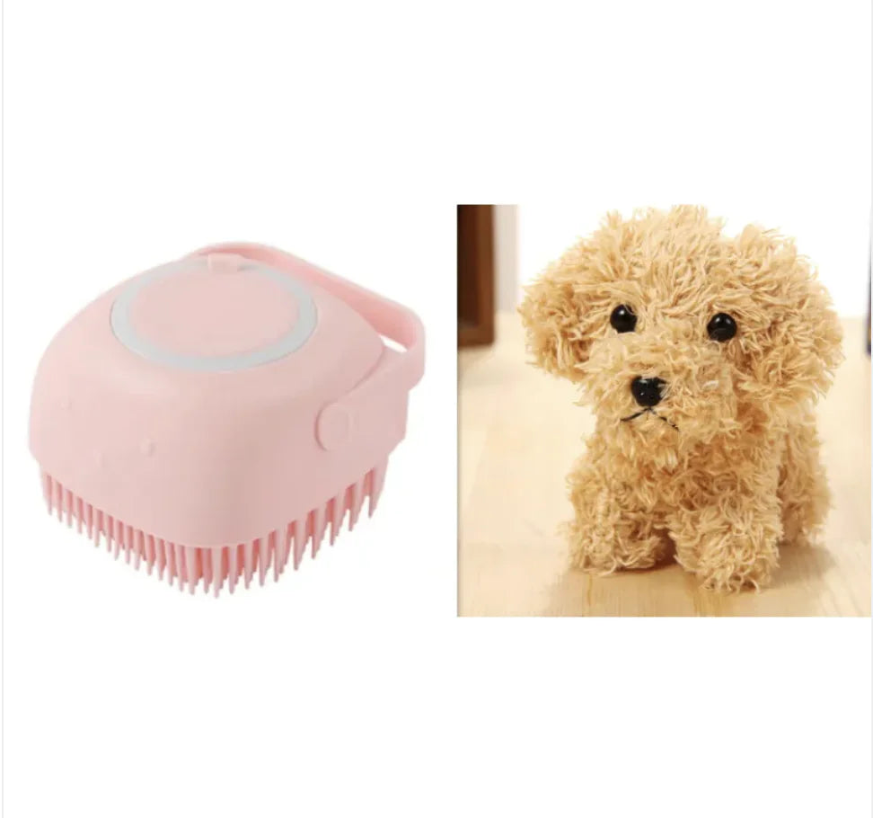 Silicone Dog Bath Brush for Pets