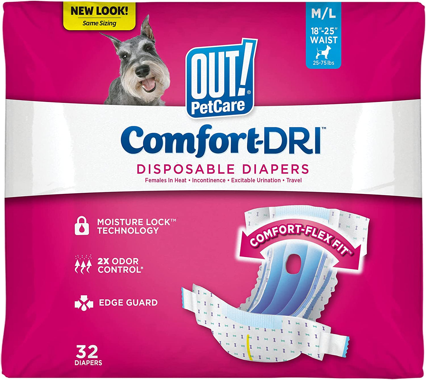 Petcare Disposable Dog Diapers for Female Dogs