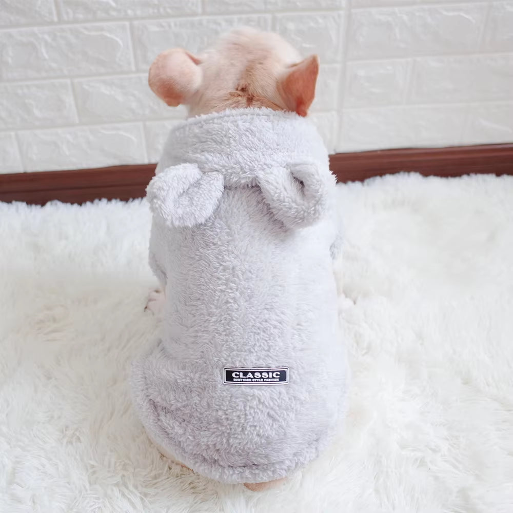 Winter Pet Dog Clothes Dogs Coat Jacket Cotton Ropa Perro French Bulldog Clothing Cute Dog Hoodie for Dogs Pets Clothing Pug