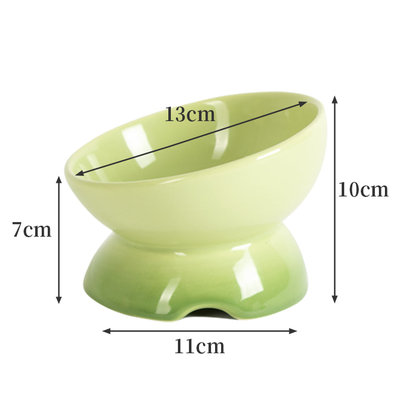 Pet Supplies For Cervical Protection Cat Bowl
