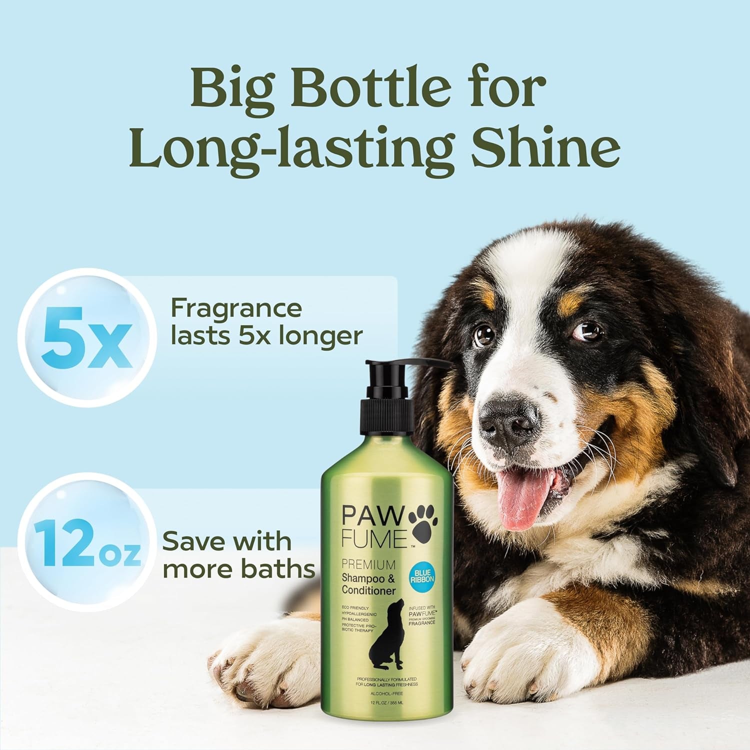 Pawfume Dog Shampoo and Conditioner – Hypoallergenic Dog Shampoo 