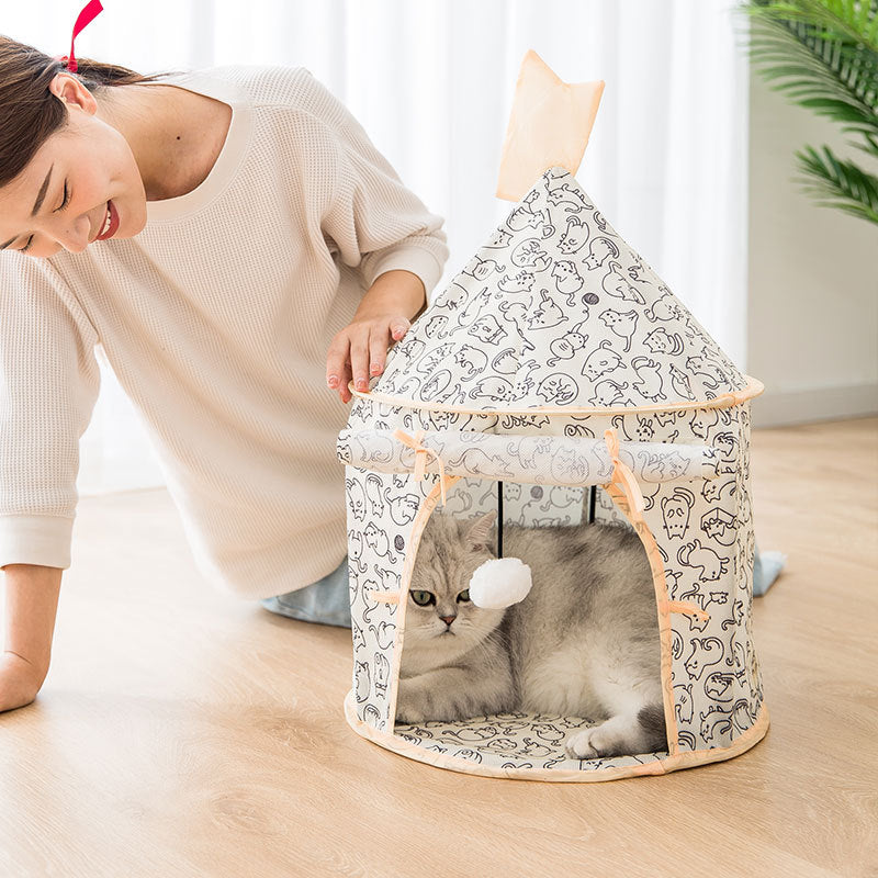 Collapsible Cat Tunnel Toy