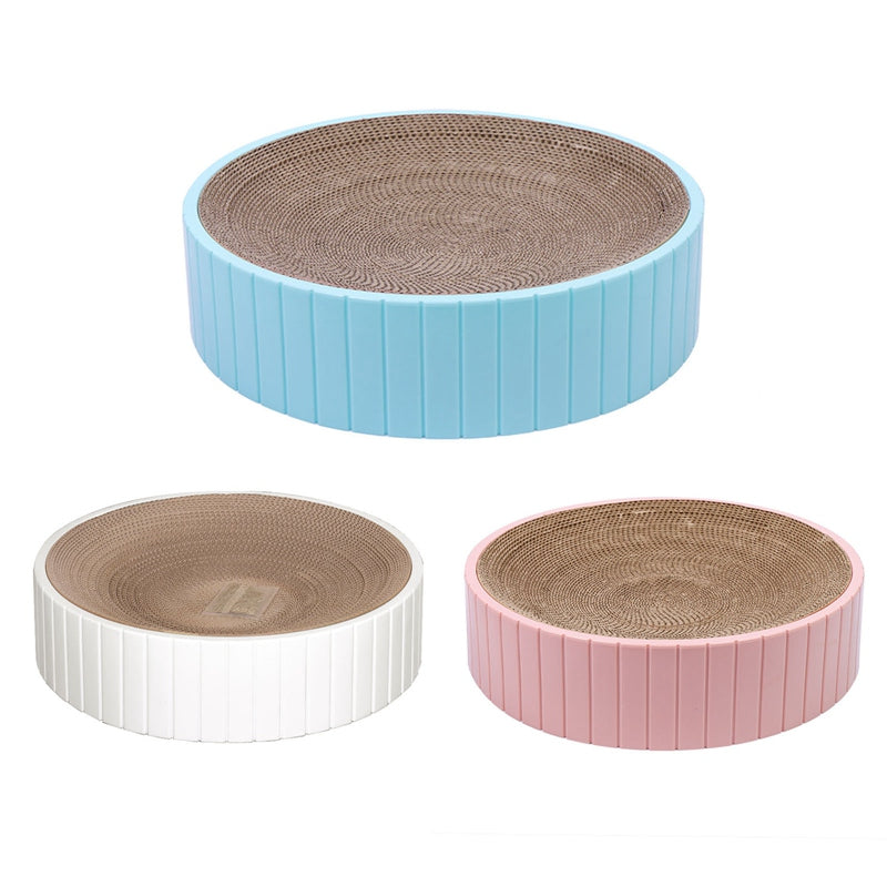Round Cat Scratch Plate