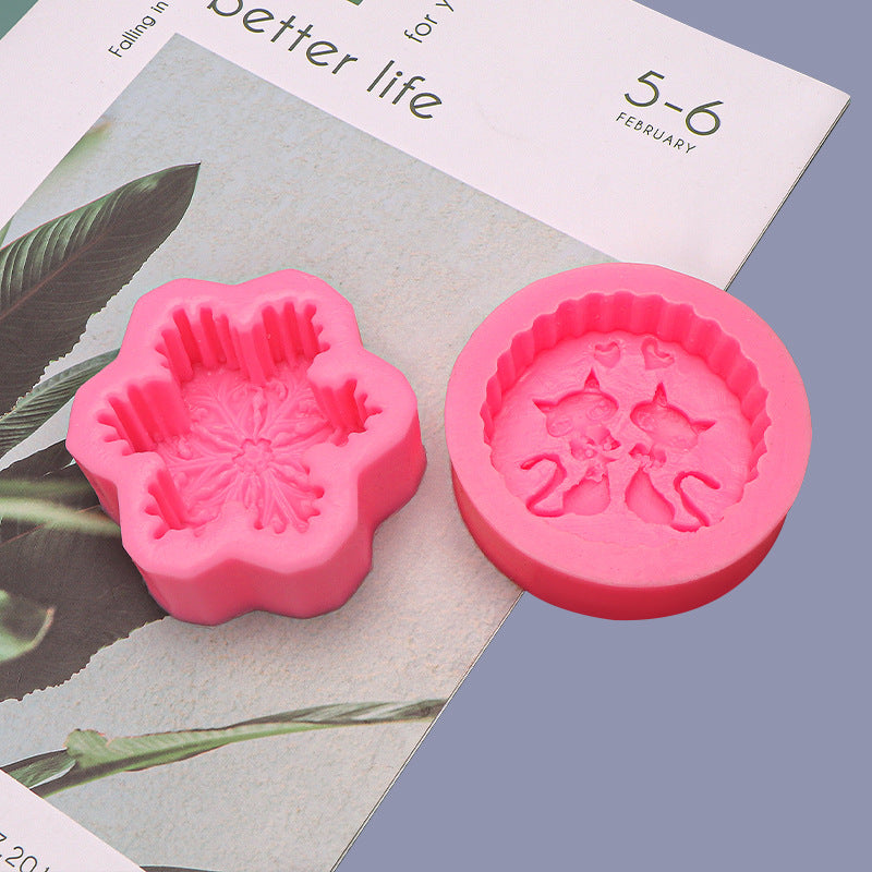 Snow Cat Scented Candles Baking Supplies