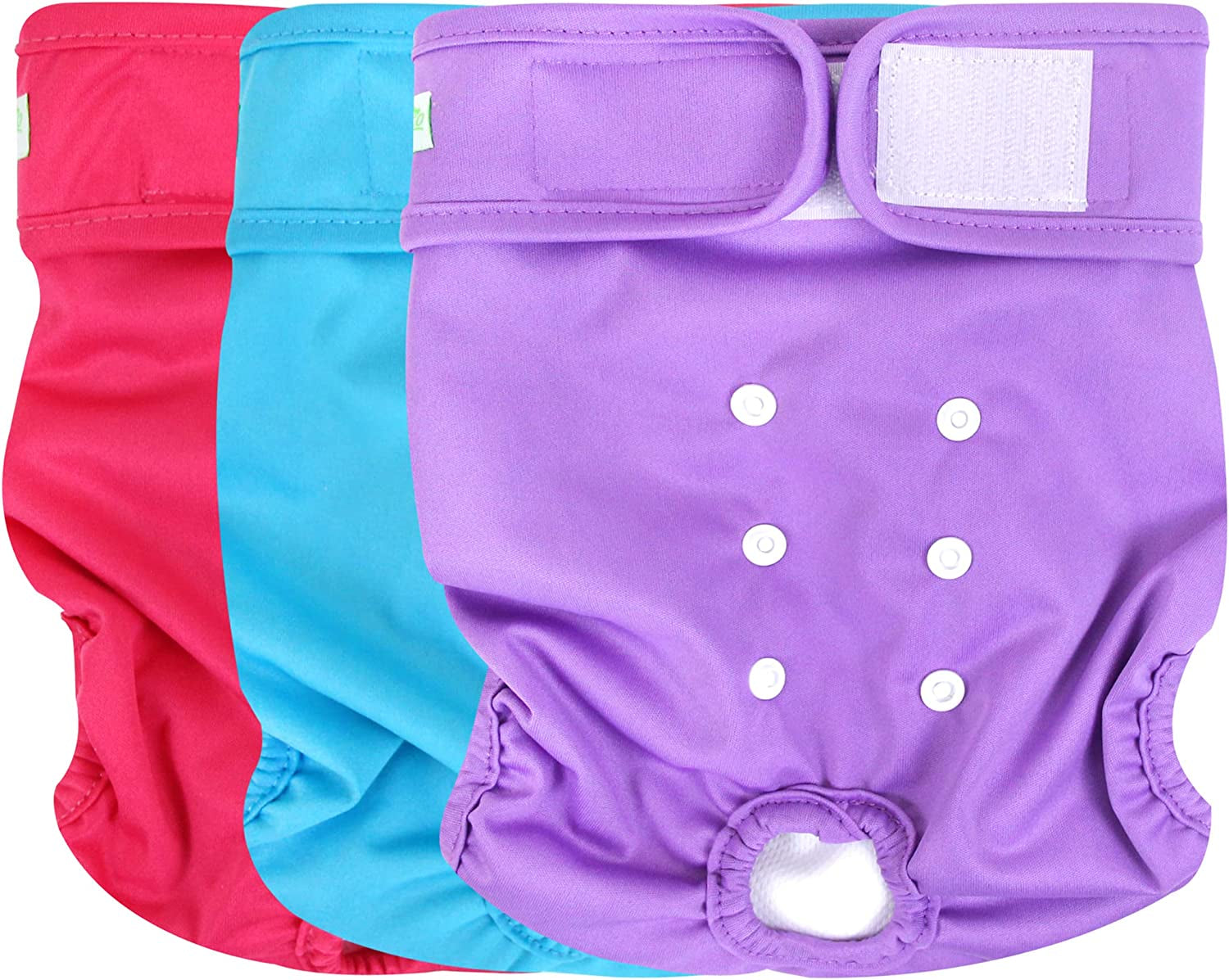 Washable Reusable Premium Female Dog Diapers (Small/Medium/Large Size)