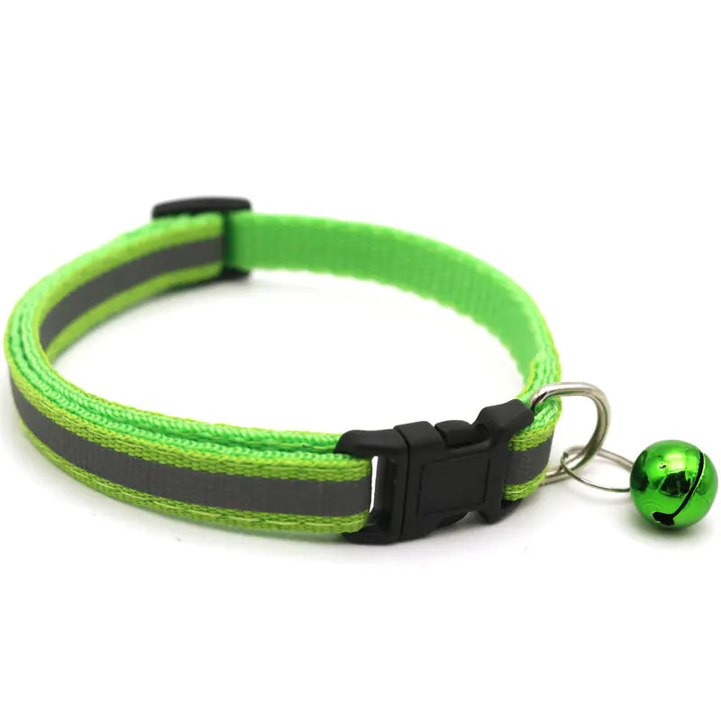 Reflective Bell Cat Collar for Pets