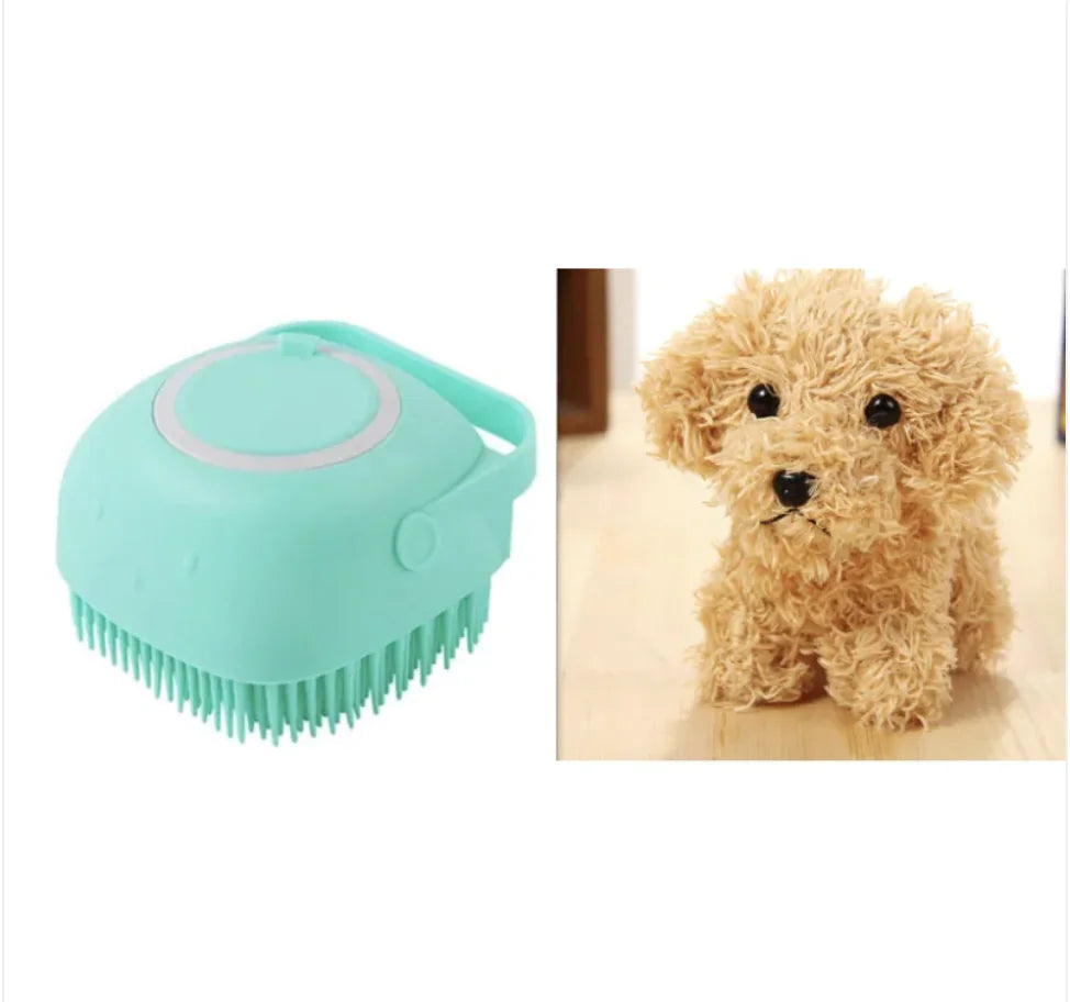Silicone Dog Bath Brush for Pets