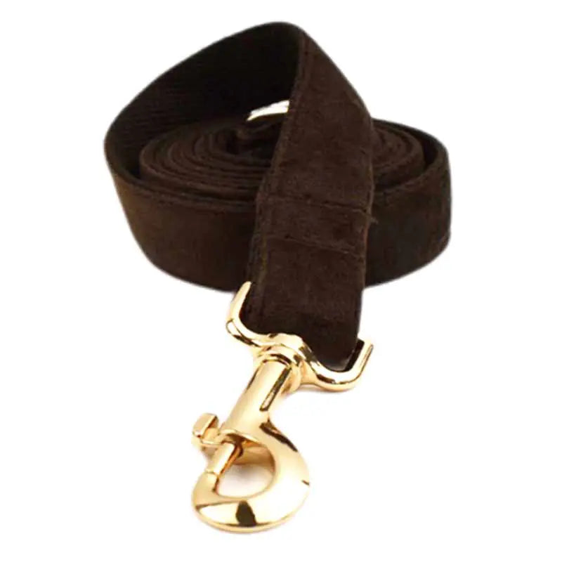 Velvet Fabric Dog Collar for Pets