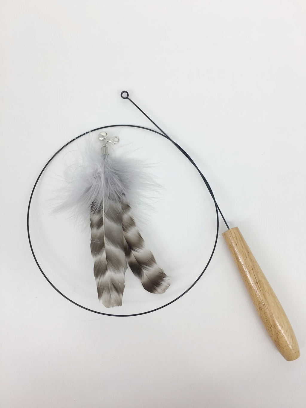 Wooden Handle Cat Toy
