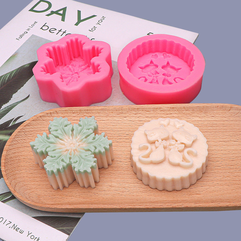 Snow Cat Scented Candles Baking Supplies