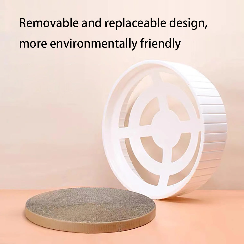 Round Cat Scratch Plate