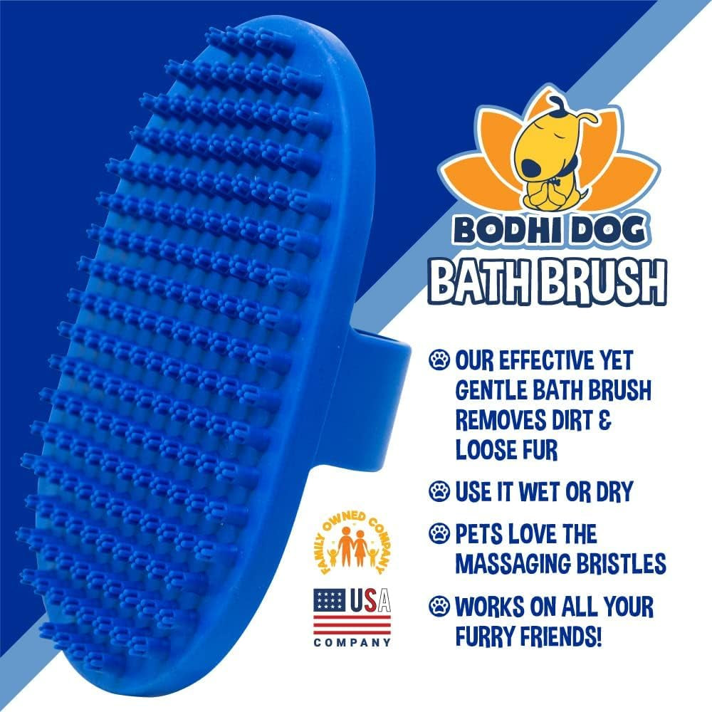 Shampoo Brush | Dog Bath Brush for Dog Grooming | Long & Short Hair Dog Scrubber 