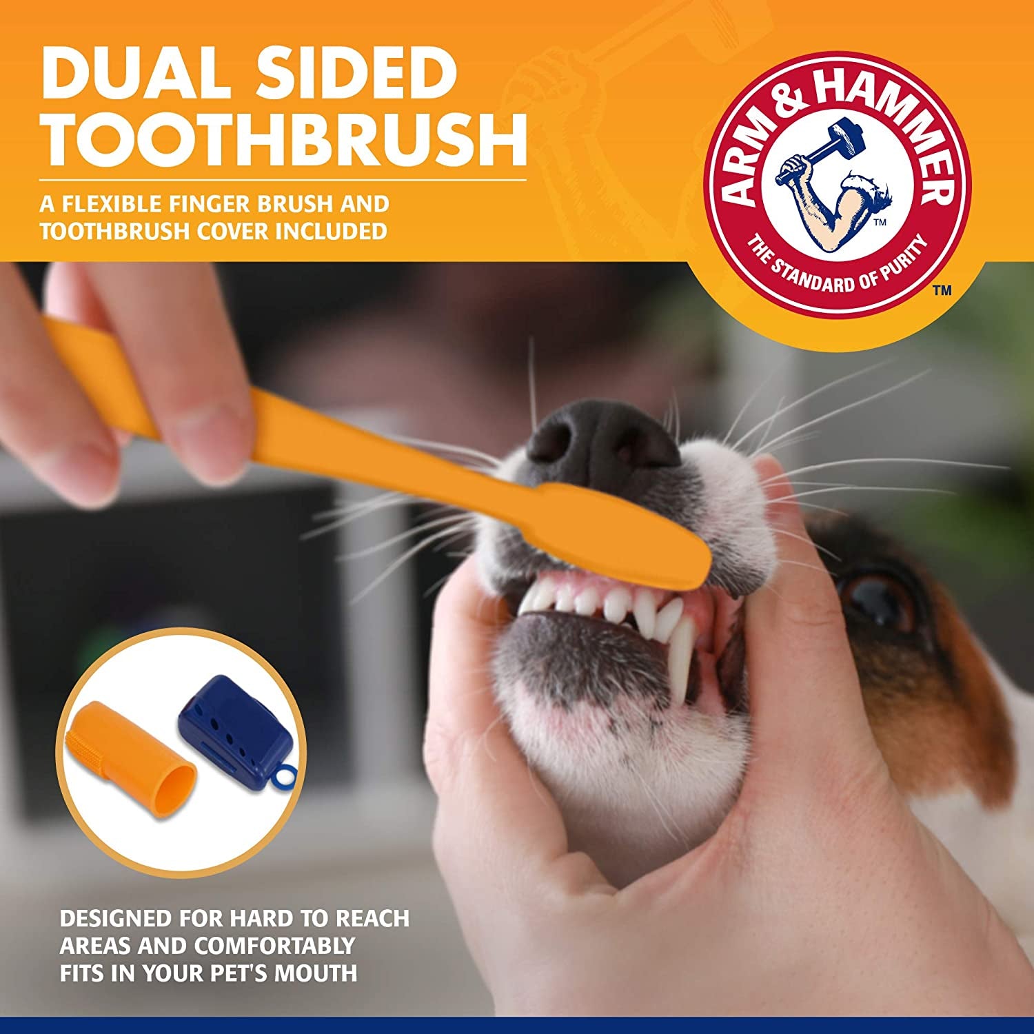 for Pets Tartar Control Kit for Dogs | Contains Toothpaste, Toothbrush & Finger brush 