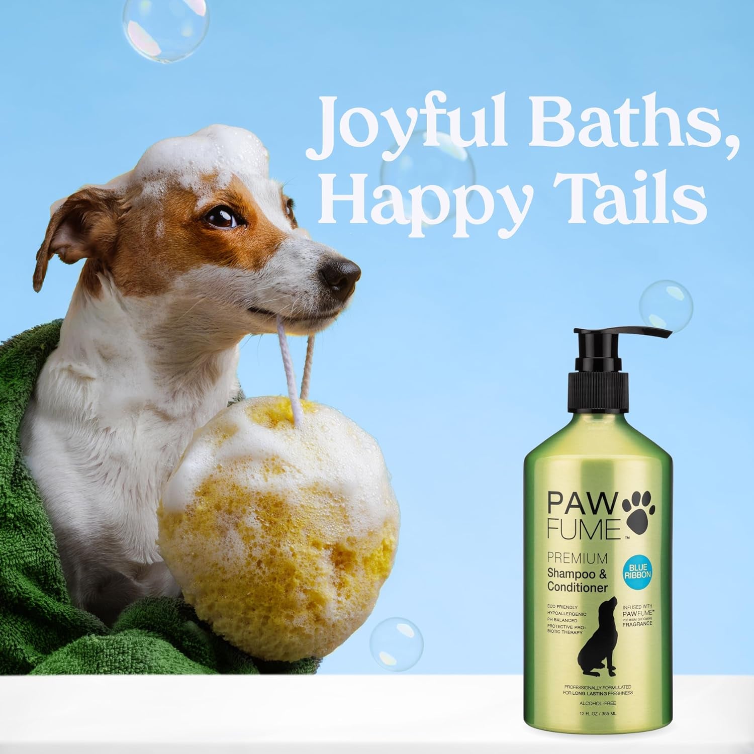 Pawfume Dog Shampoo and Conditioner – Hypoallergenic Dog Shampoo 