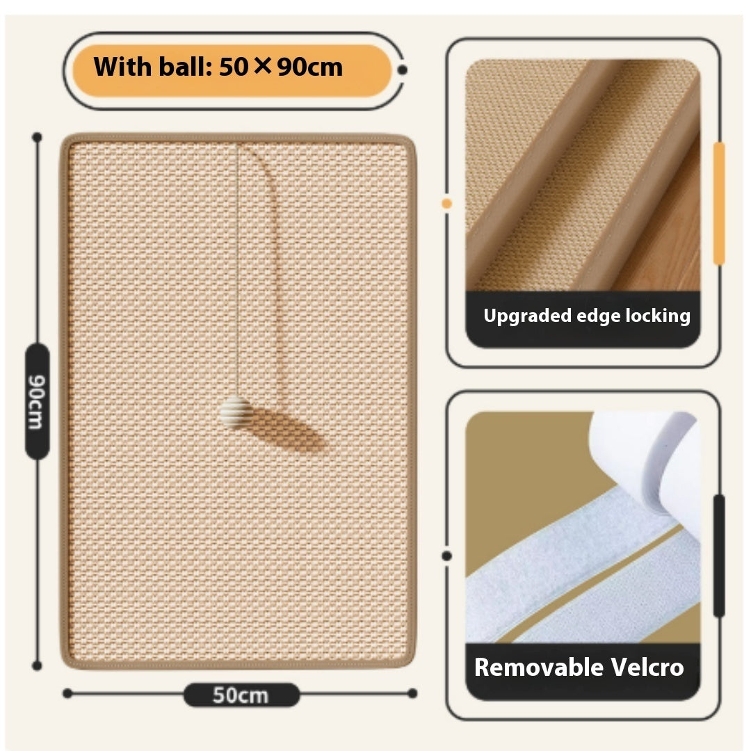 Cat Supplies Sisal Mat Pet Cat Scratch Board Protection Sofa