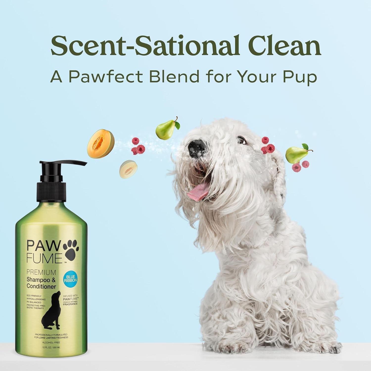 Pawfume Dog Shampoo and Conditioner – Hypoallergenic Dog Shampoo 