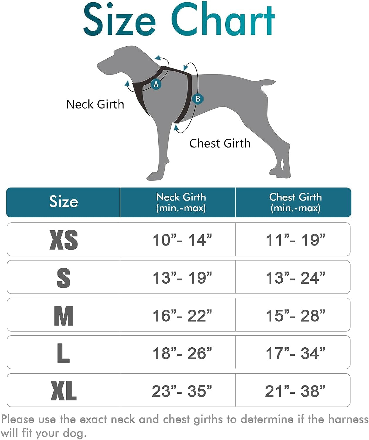 Dog Harness, No-Pull Pet Harness with 2 Leash Clips, Adjustable Soft Padded Dog Vest, Reflective No-Choke Pet Oxford Vest with Easy Control Handle for Large Dogs, Blue Coral, L