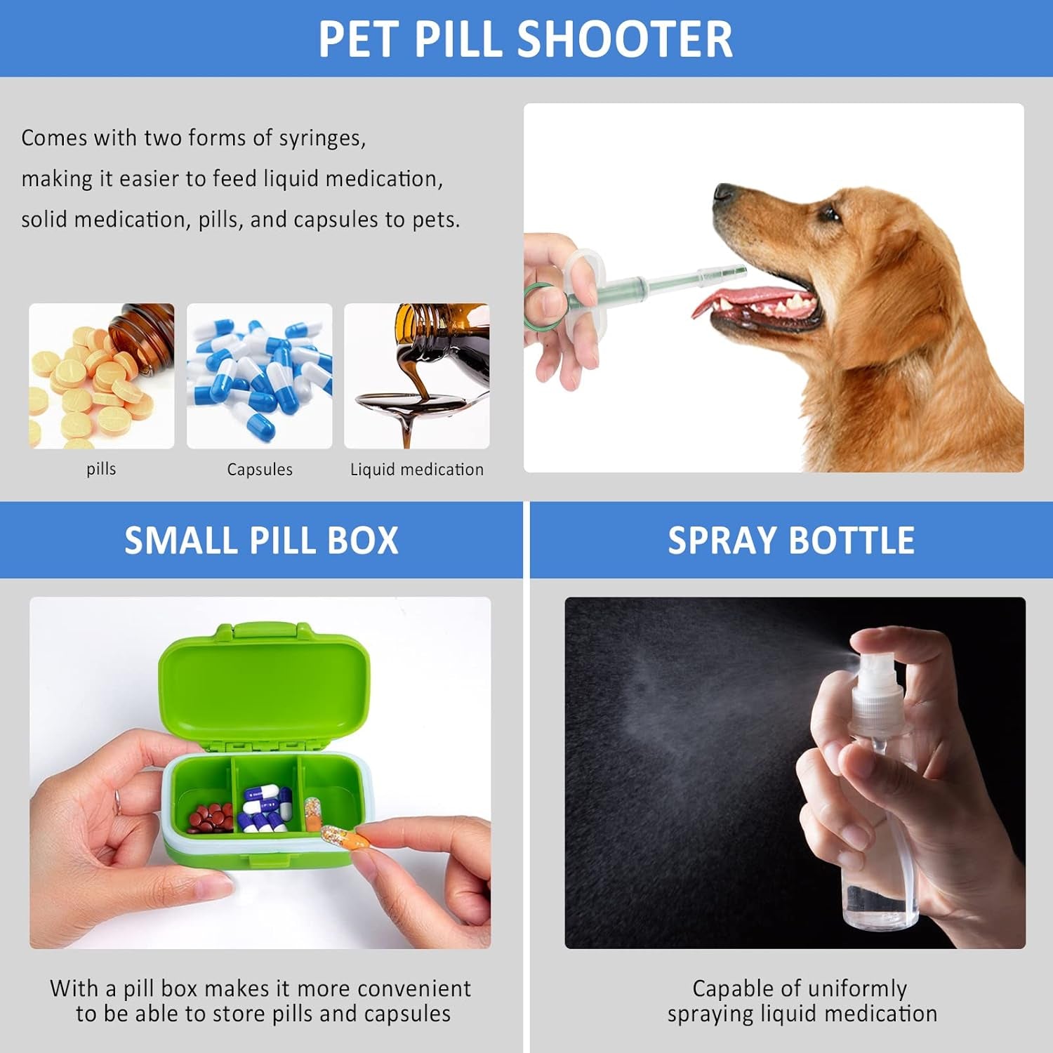 Pet First Aid Kit for Dogs and Cats - Pet Emergency Kit for Camping Hiking Traveling Hunting and Sports