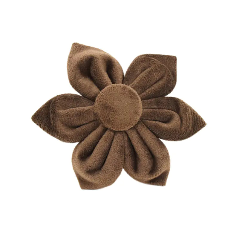 Velvet Fabric Dog Collar for Pets