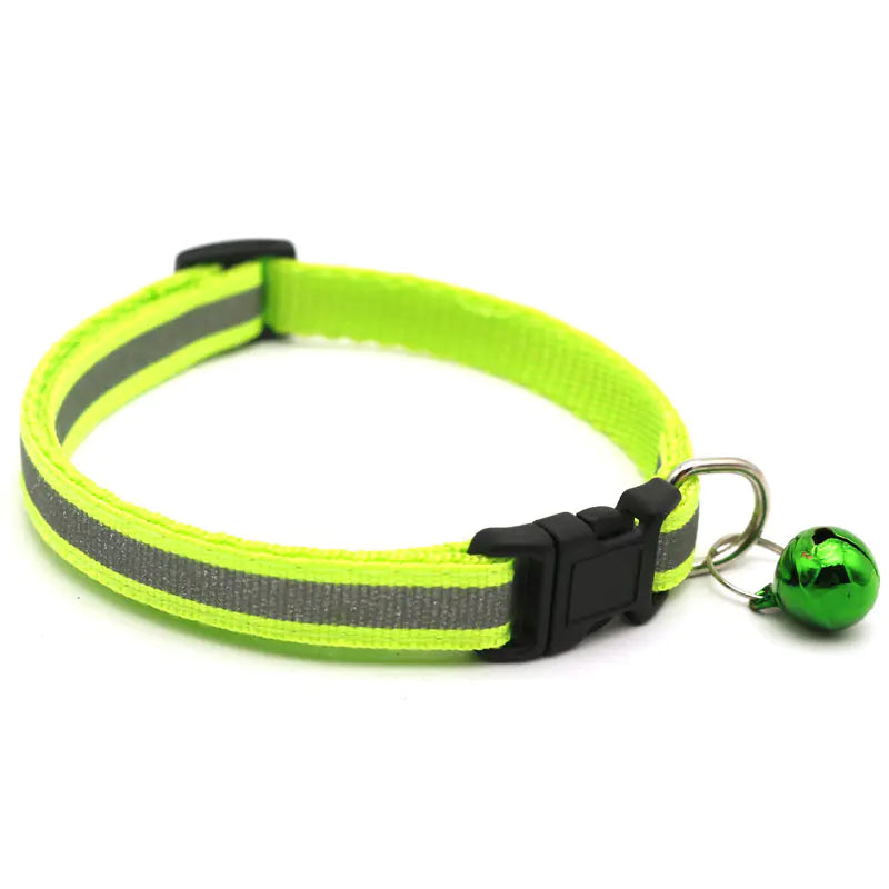 Reflective Bell Cat Collar for Pets