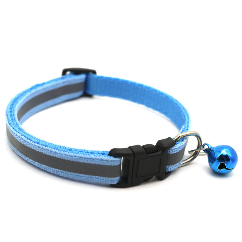 Reflective Bell Cat Collar for Pets